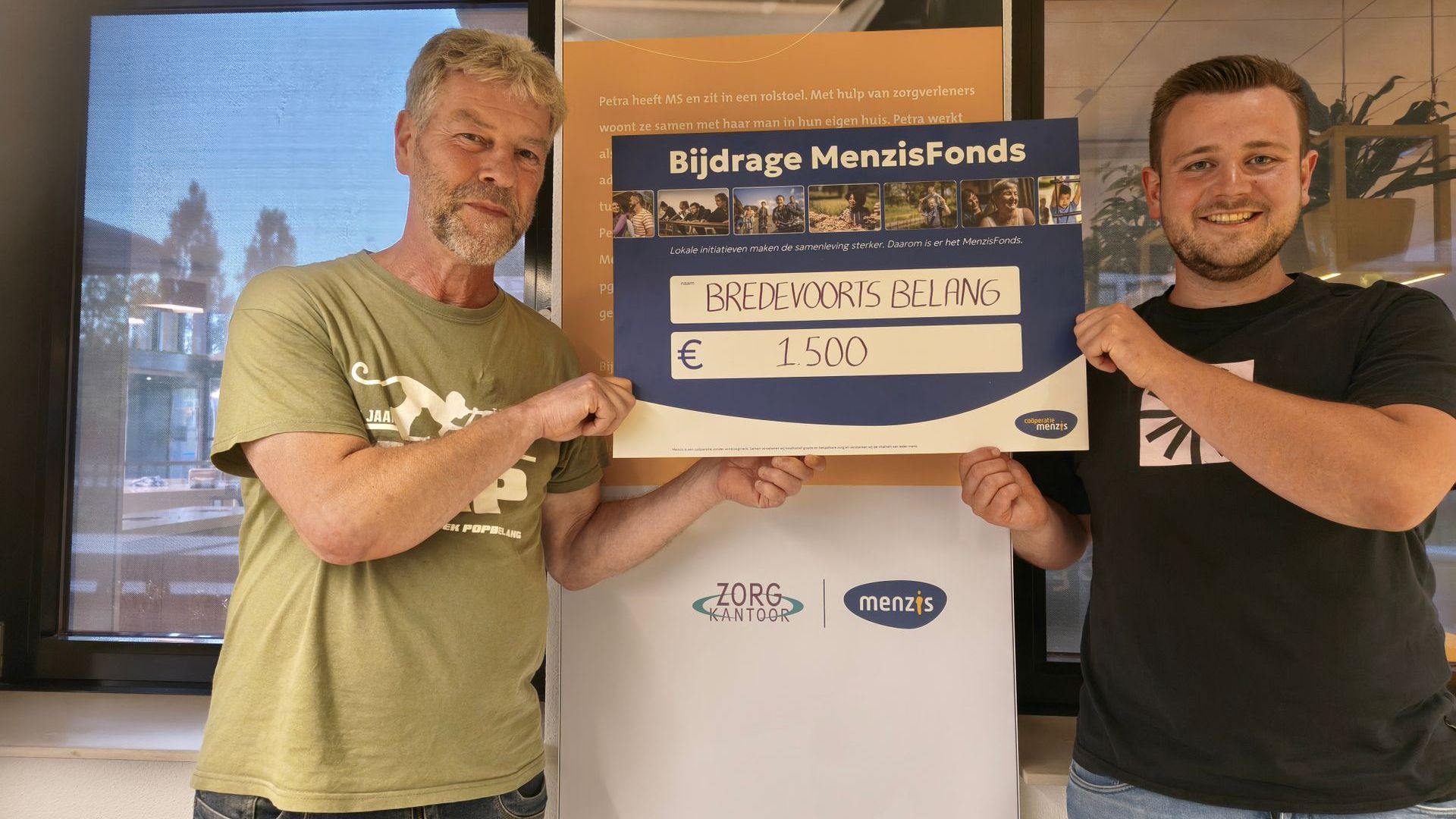 Menzis steunt moestuinproject Bredevoort met bijdrage voor nieuwe tuinkas